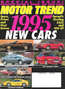 MOTOR TREND 1994 OCT - Z24, F355, 456GT, A8, SS 502